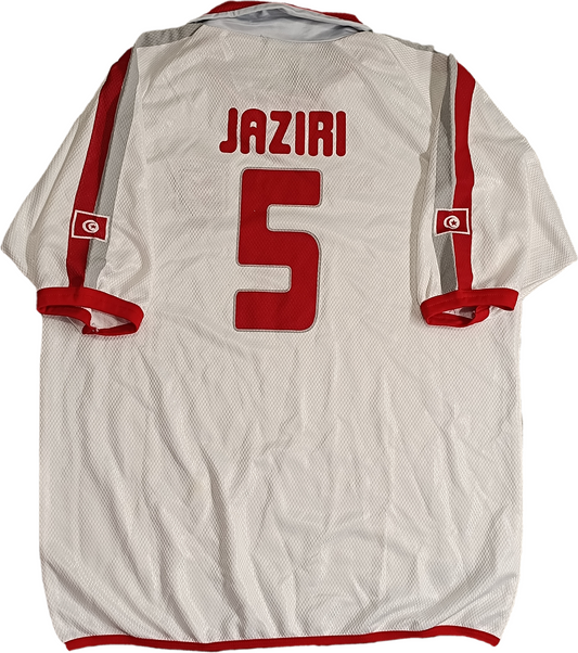 Maglia match worn Tunisie JAZIRI Federation Tunisia calcio 2002 Shirt Jersey