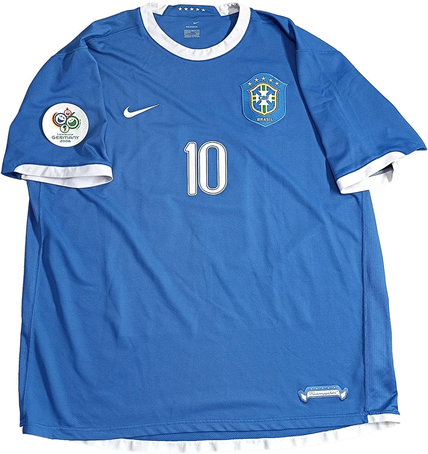 maglia calcio vintage Brasile Ronaldinho 2006 World Cup XXL Total