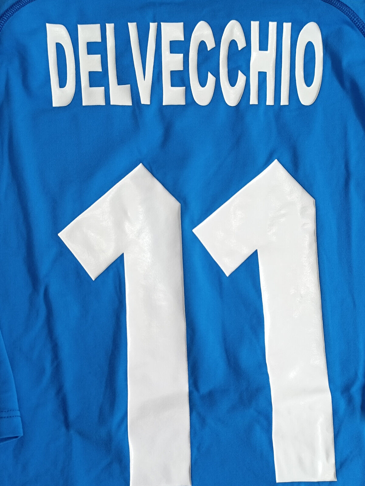 maglia italia Kappa EURO 2000 DELVECCHIO #11 SIGNED Player version jersey 87%13%