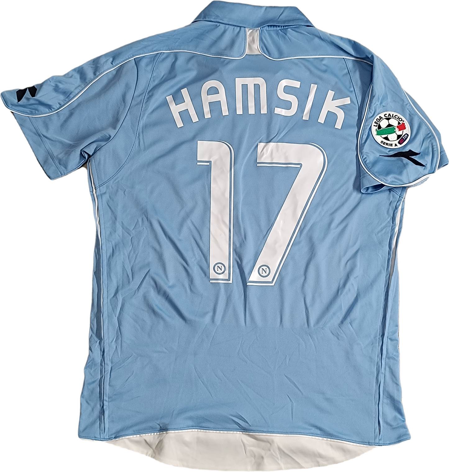 maglia calcio Napoli Hamsik 2008 2009 Home Jersey Diadora XL Lete