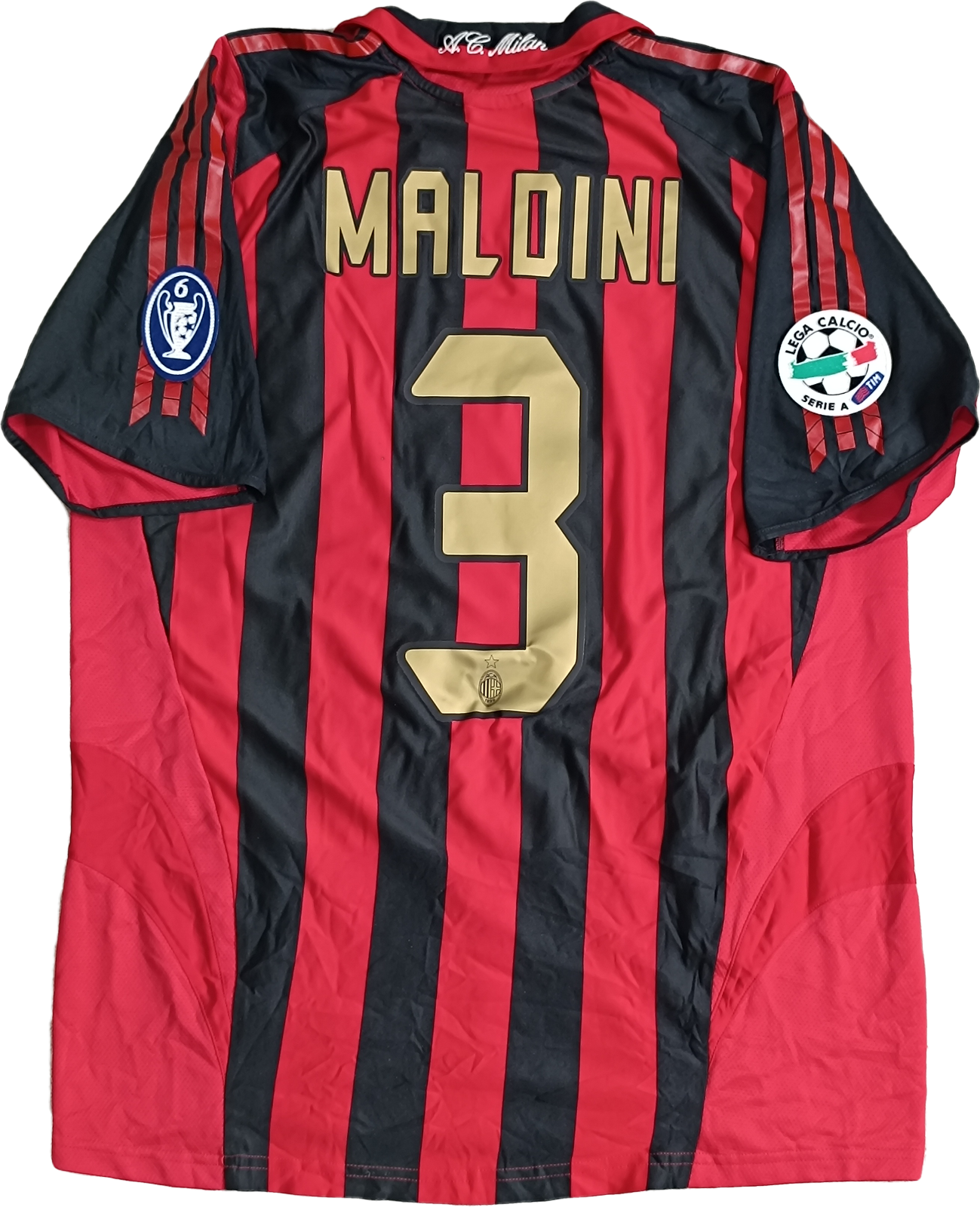 maglia calcio vintage AC Milan Maldini 2005-06 Zafira Climacool M Serie A