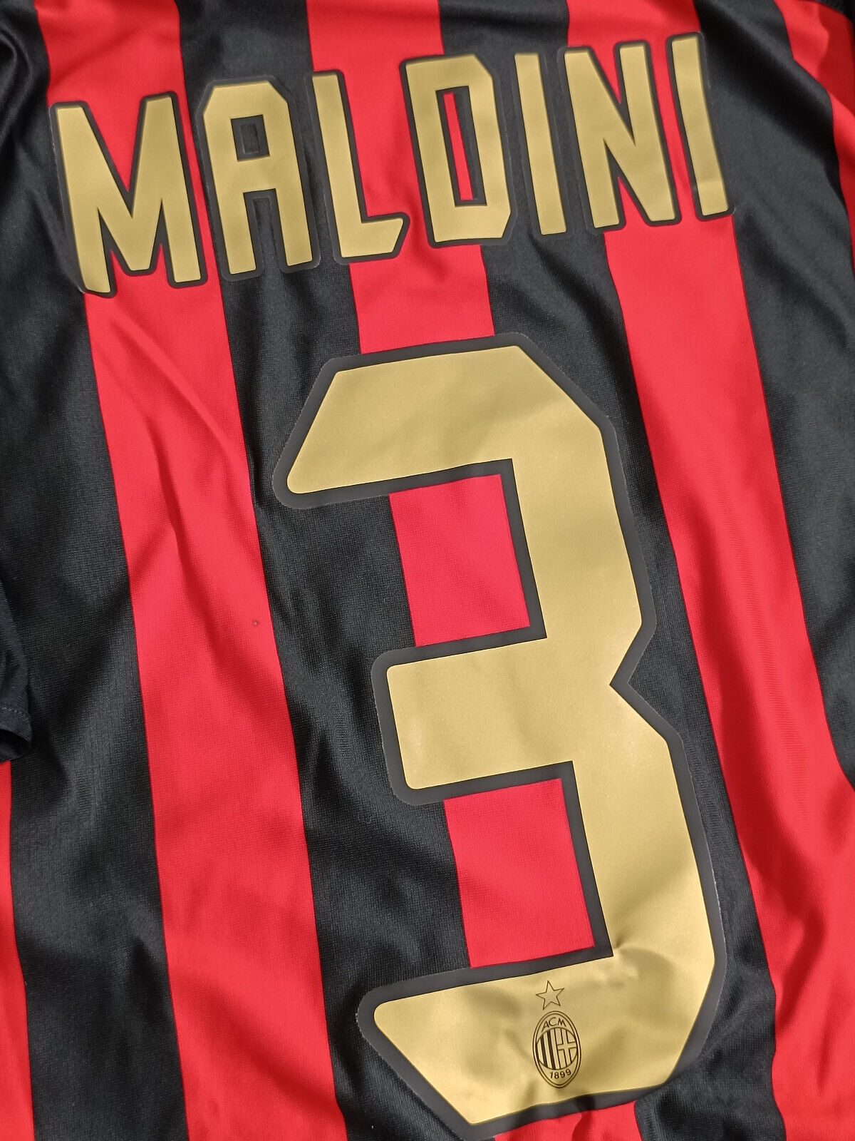 maglia calcio vintage AC Milan Maldini 2005-06 Zafira Climacool M Serie A