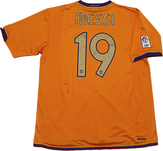 maglia calcio barcellona MESSI Barca  #19 NIKE 2007 2008 shirt jersey authentic