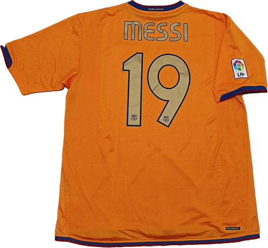 maglia calcio barcellona MESSI Barca #19 NIKE 2007 2008 shirt jersey authentic