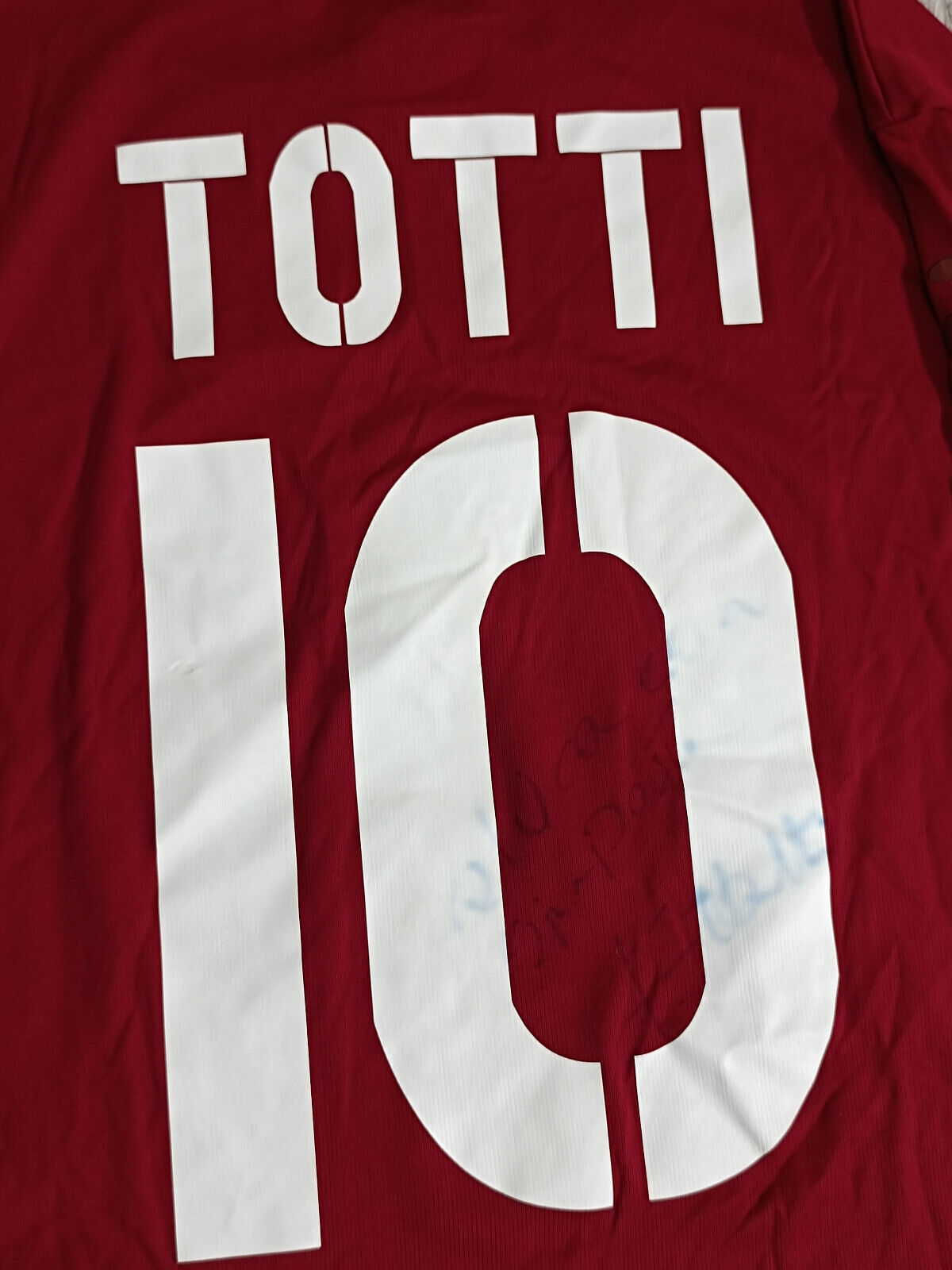 maglia calcio vintage AS Roma Totti 2003 2004 Diadora MAZDA XXL