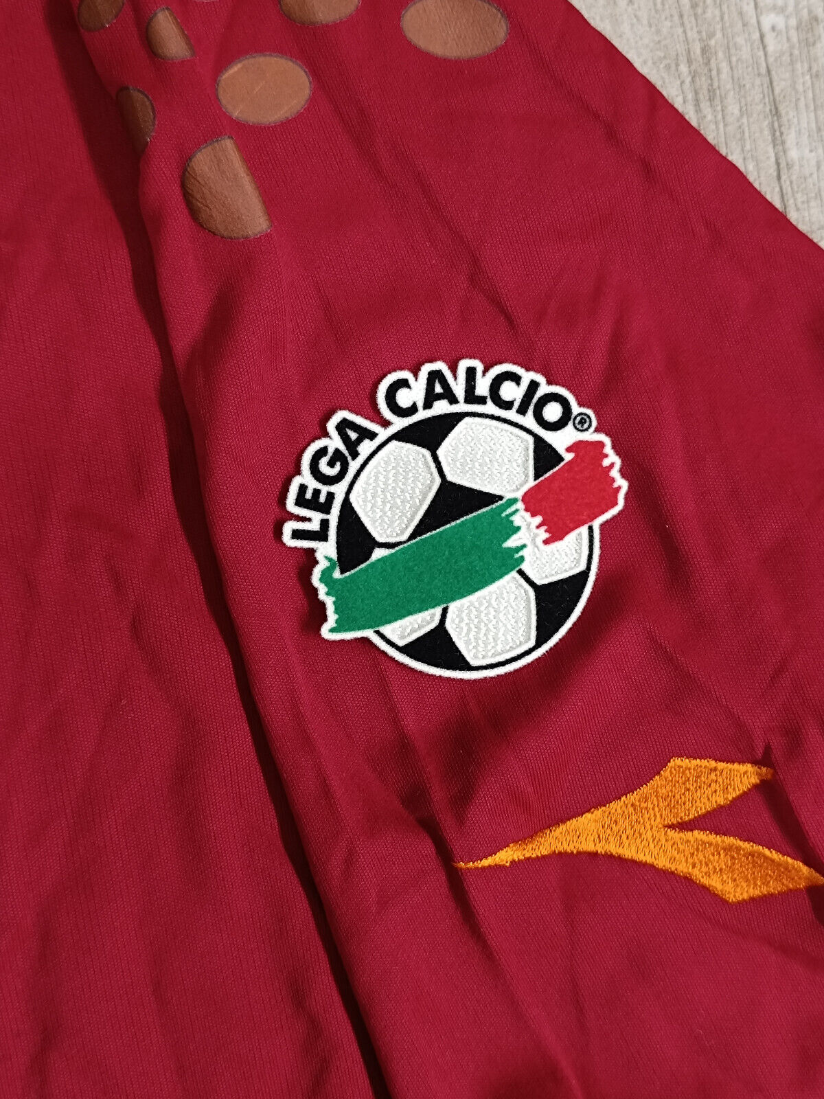 maglia calcio vintage AS Roma Totti 2003 2004 Diadora MAZDA XXL