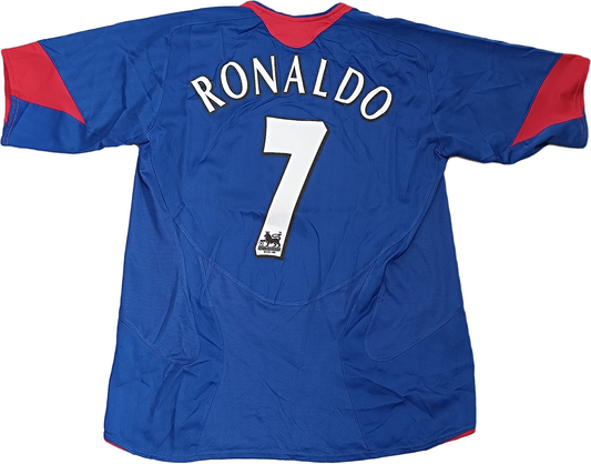 maglia Cristiano Ronaldo manchester united 2004 2005 Vodafone Premier jersey L