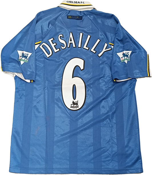 maglia calcio Desailly Chelsea Umbro vintage 1997 1998 Autoglass Home shirt
