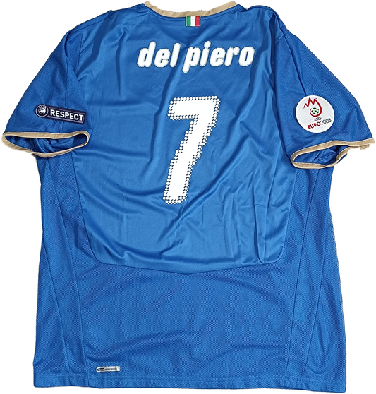 maglia calcio vintage Italia EURO 2008 store DEL PIERO home PUMA