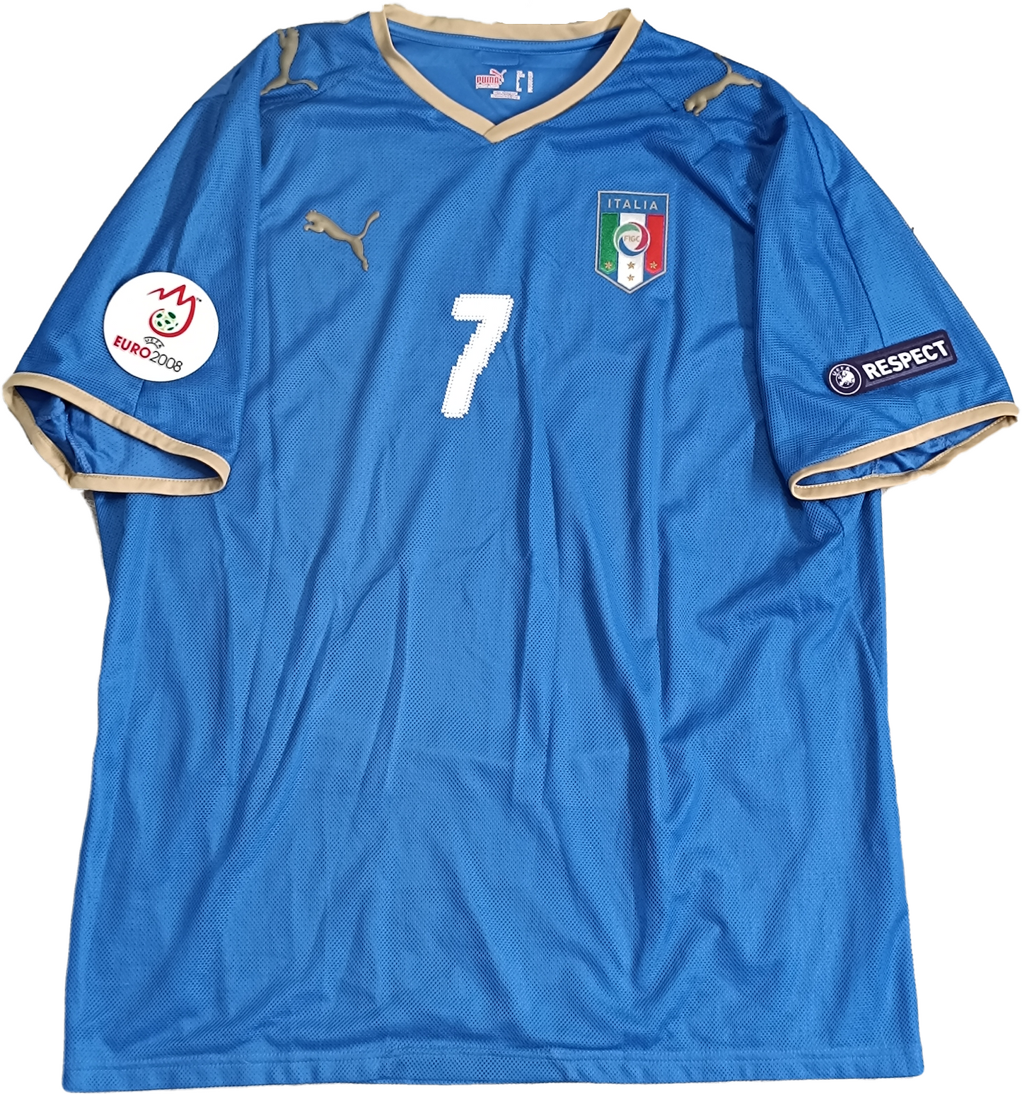 maglia calcio vintage Italia EURO 2008 store DEL PIERO home PUMA