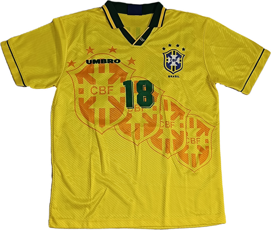 maglia vintage shirt brasil Ronaldo issued brazil Olympiad ATLANTA 1996 jersey