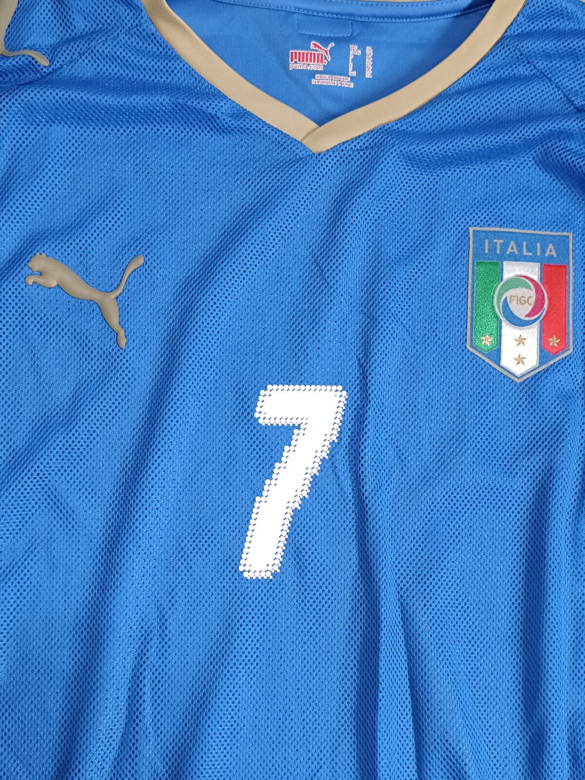 maglia calcio vintage Italia EURO 2008 store DEL PIERO home PUMA