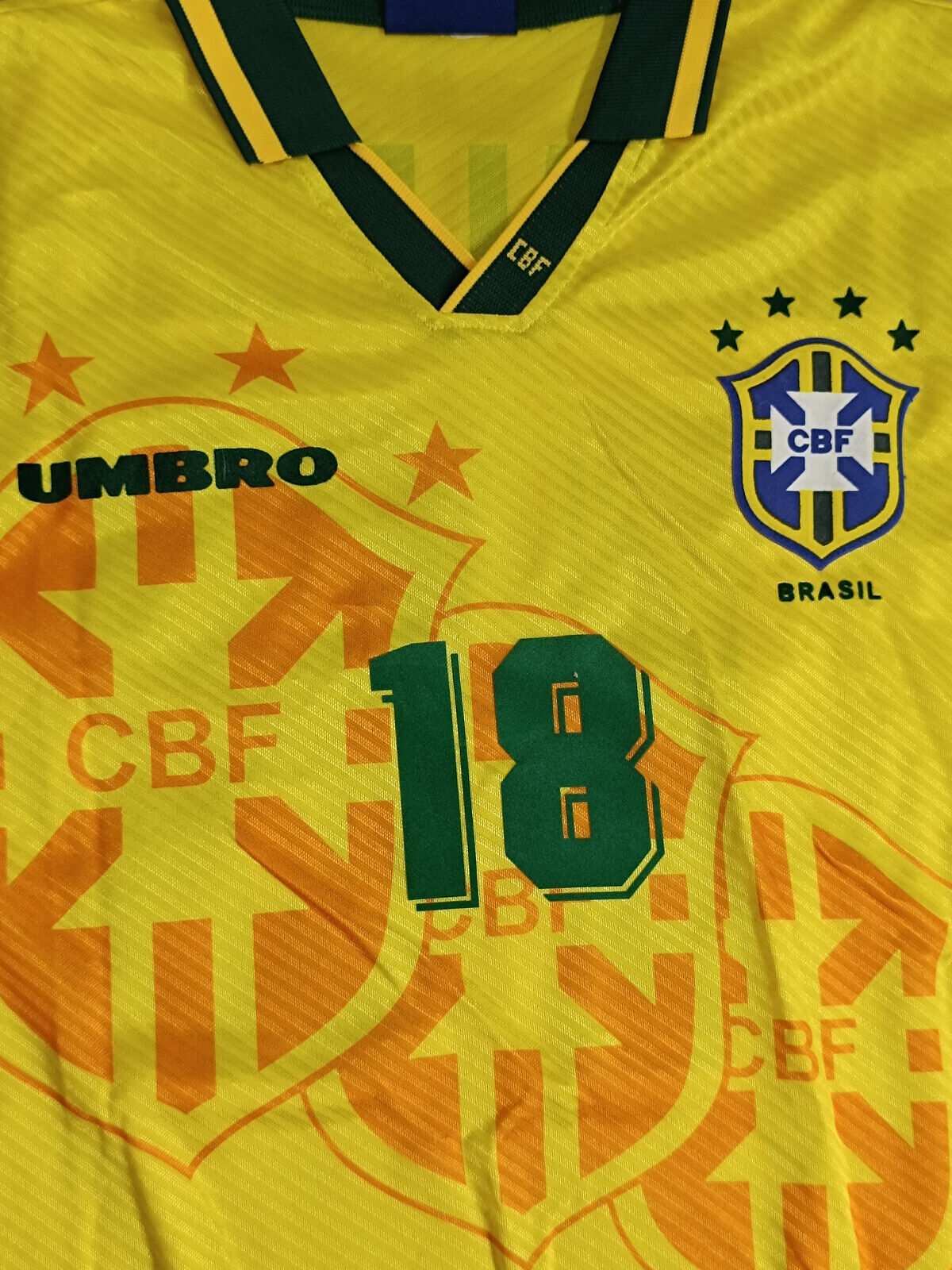 maglia vintage shirt brasil Ronaldo issued brazil Olympiad ATLANTA 1996 jersey