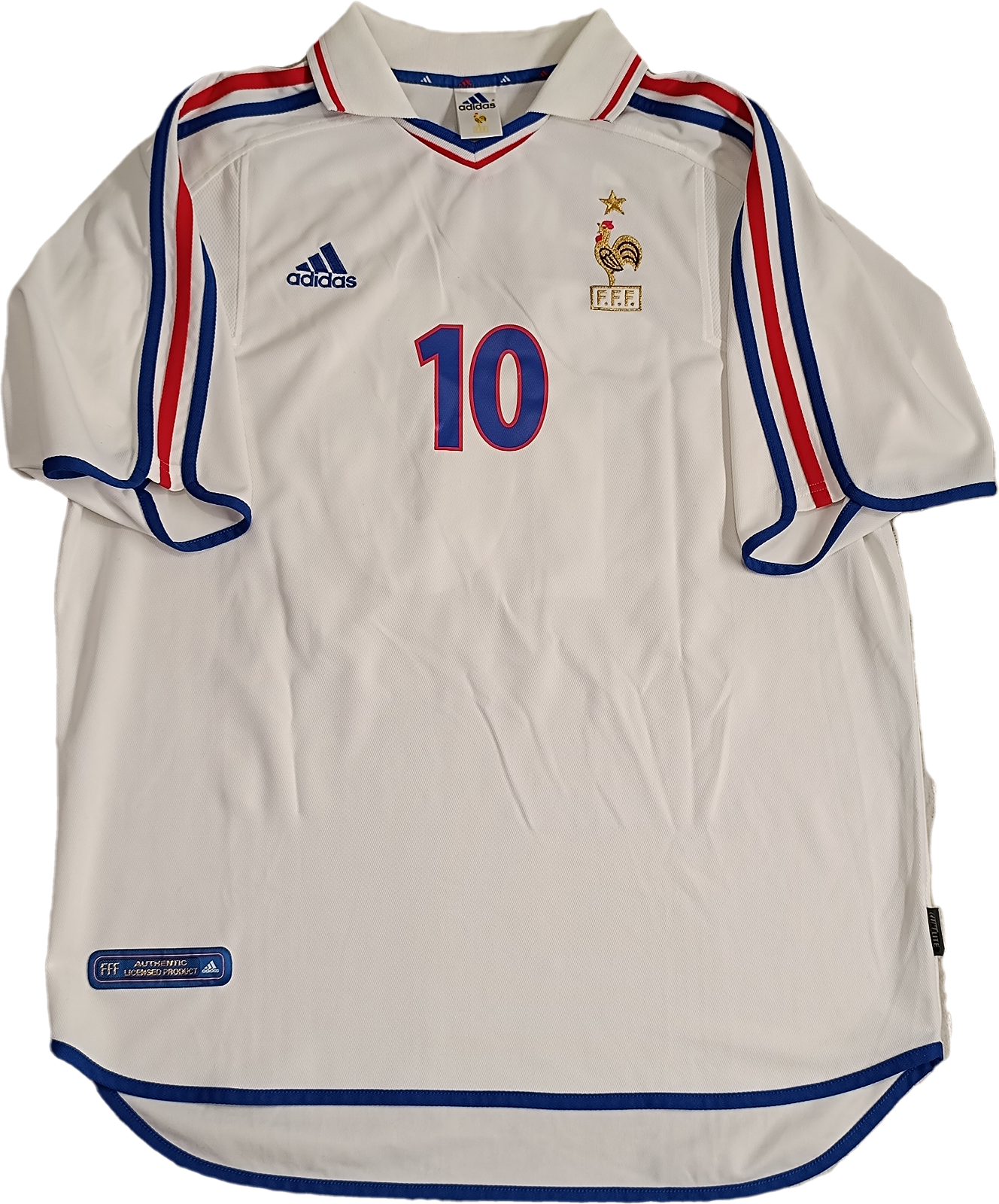 maglia calcio vintage maillot Zidane France Adidas EURO 2000 winnders XL rare