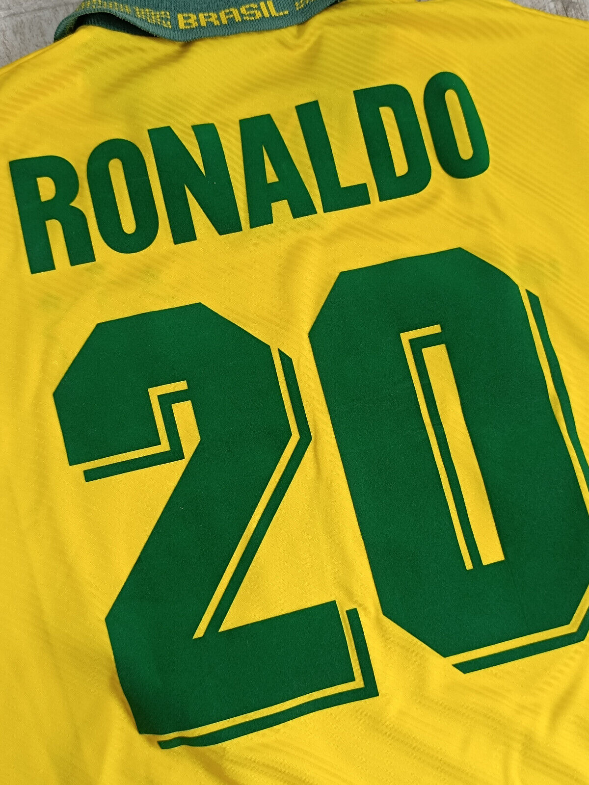 maglia vintage shirt brasil Ronaldo issued brazil USA 94 mondiali WC 1994 jersey