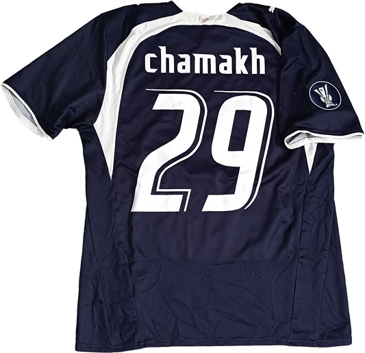 maglia calcio vintage maillot Girondins de Bordeaux 2006-2007 Chamakh KIA UEFA
