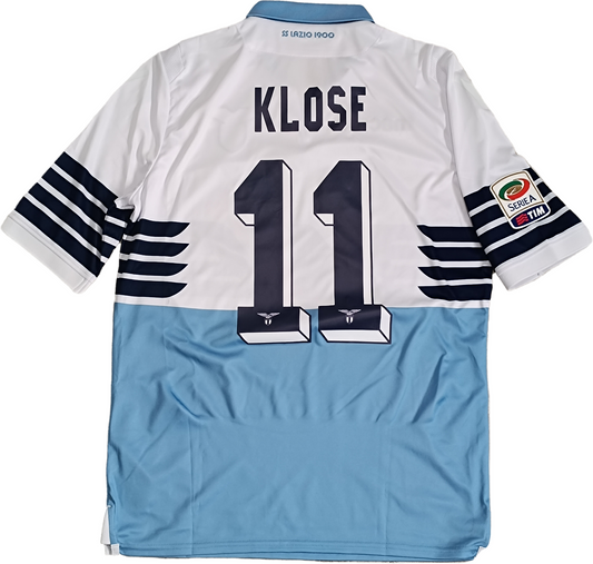 maglia lazio macron calcio KLOSE Bandiera shirt maillot camiseta 2014 2015 SMALL