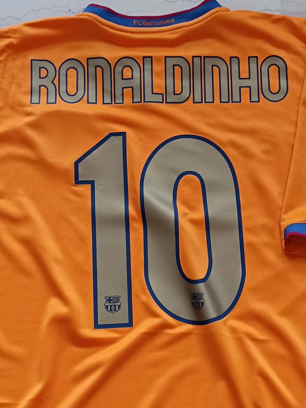 maglia calcio RONALDINHO barcellona home Barca NIKE 2006 2007 shirt camiseta