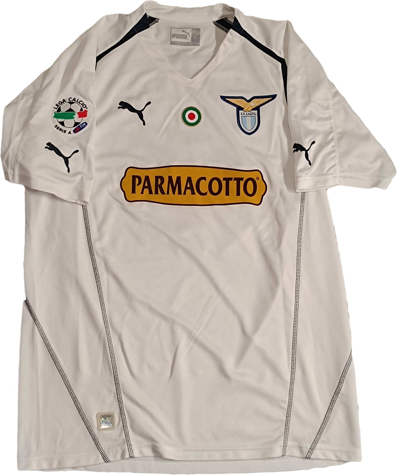 maglia calcio vintage Lazio Di Canio 2005 2006 Coppa Italia Puma L Serie A