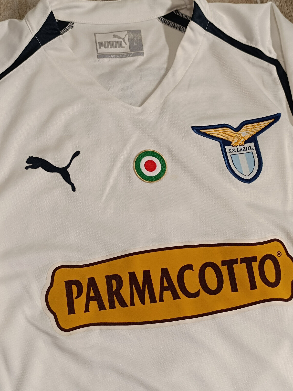 maglia calcio vintage Lazio Di Canio 2005 2006 Coppa Italia Puma L Serie A