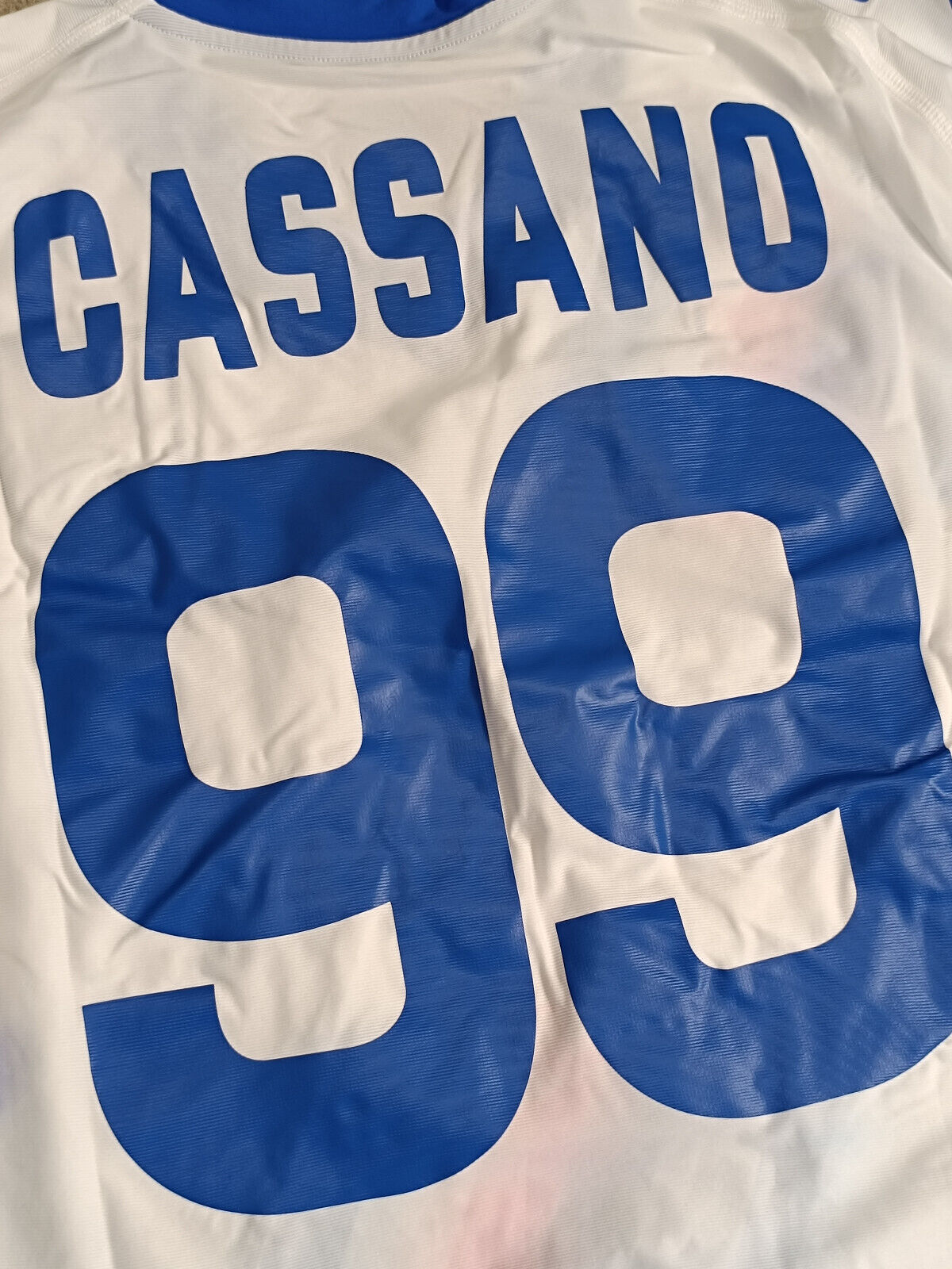 maglia calcio vintage Sampdoria CASSANO player issue 2010 2011 XL Kappa UEFA CL