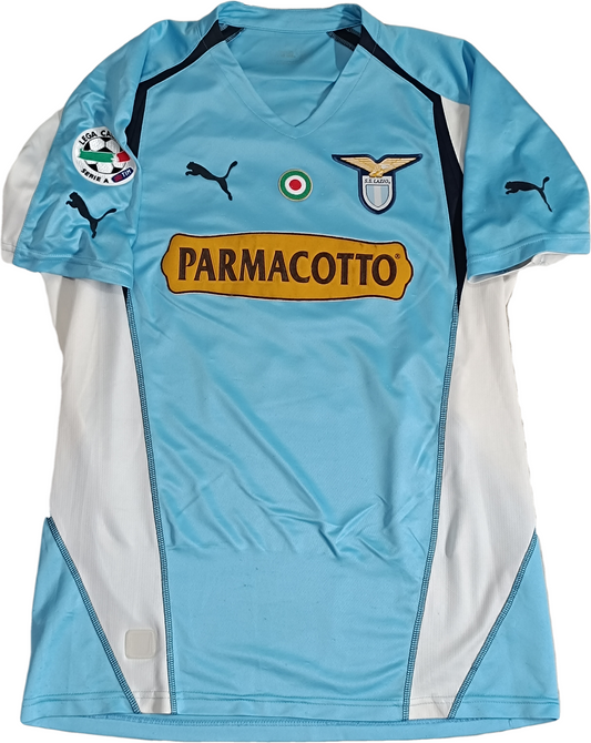 maglia calcio vintage Lazio Di Canio 2005 2006 Coppa Italia Puma L Serie A