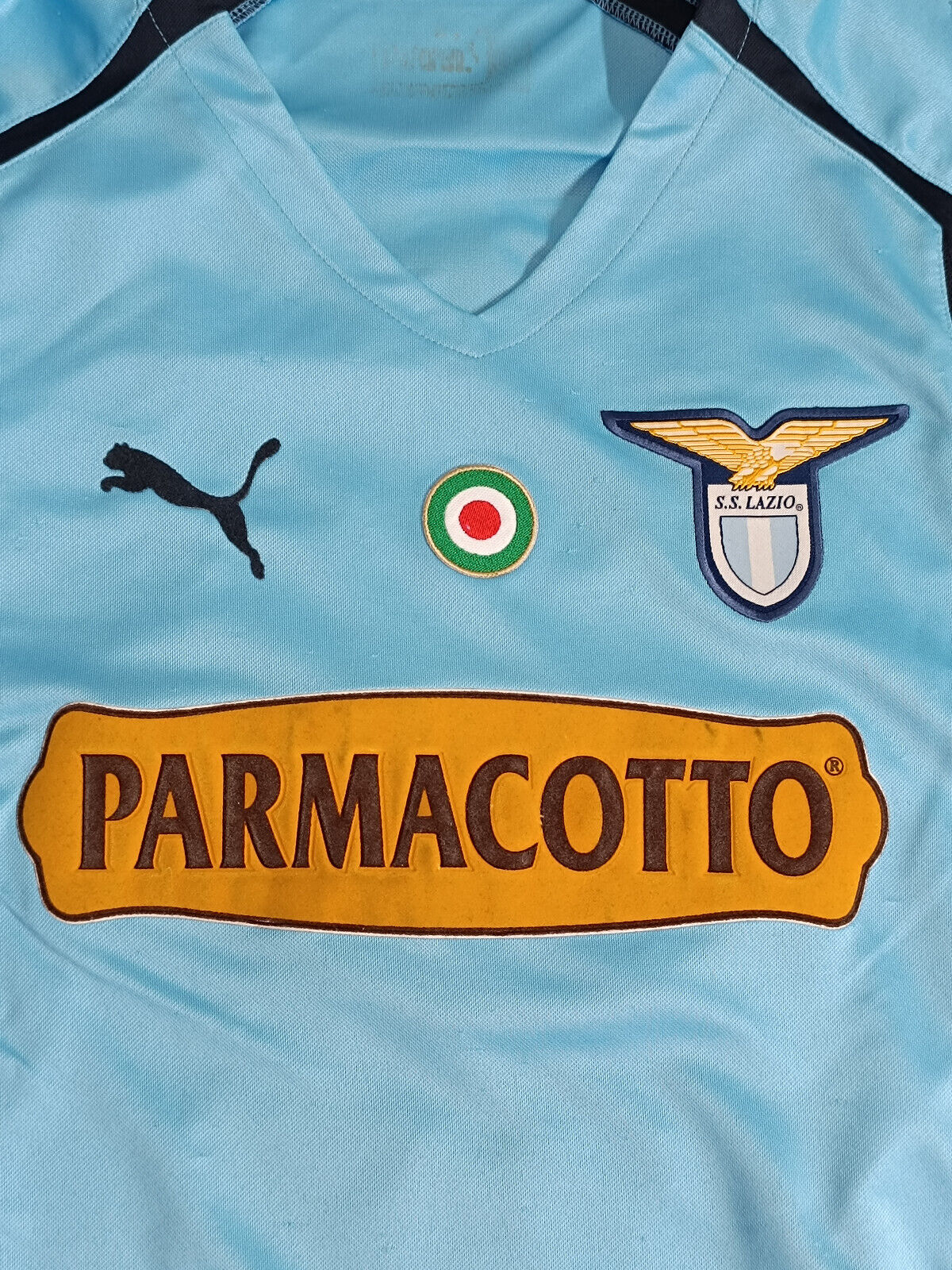 maglia calcio vintage Lazio Di Canio 2005 2006 Coppa Italia Puma L Serie A