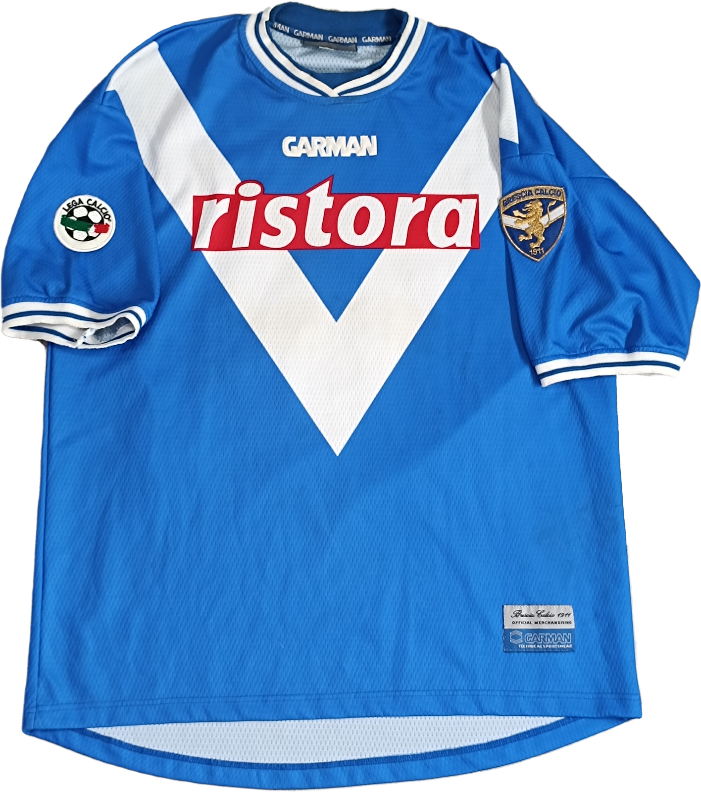 maglia match worn Baggio signed Shirt Brescia 2000 2001 Garman XL Serie A calcio