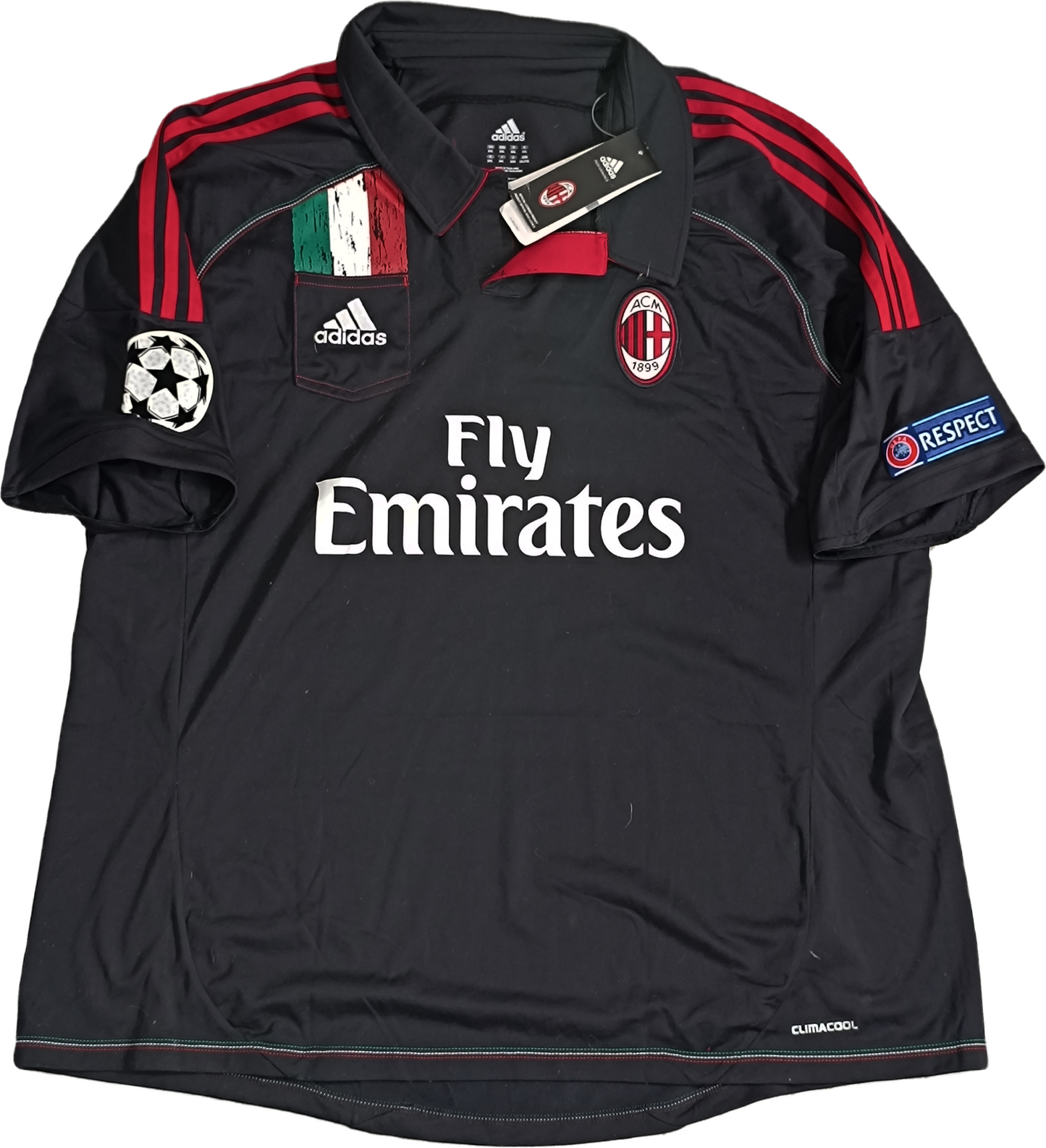 maglia calcio vintage AC Milan ABBIATI 2012-13 goalkeeper Adidas Climacool