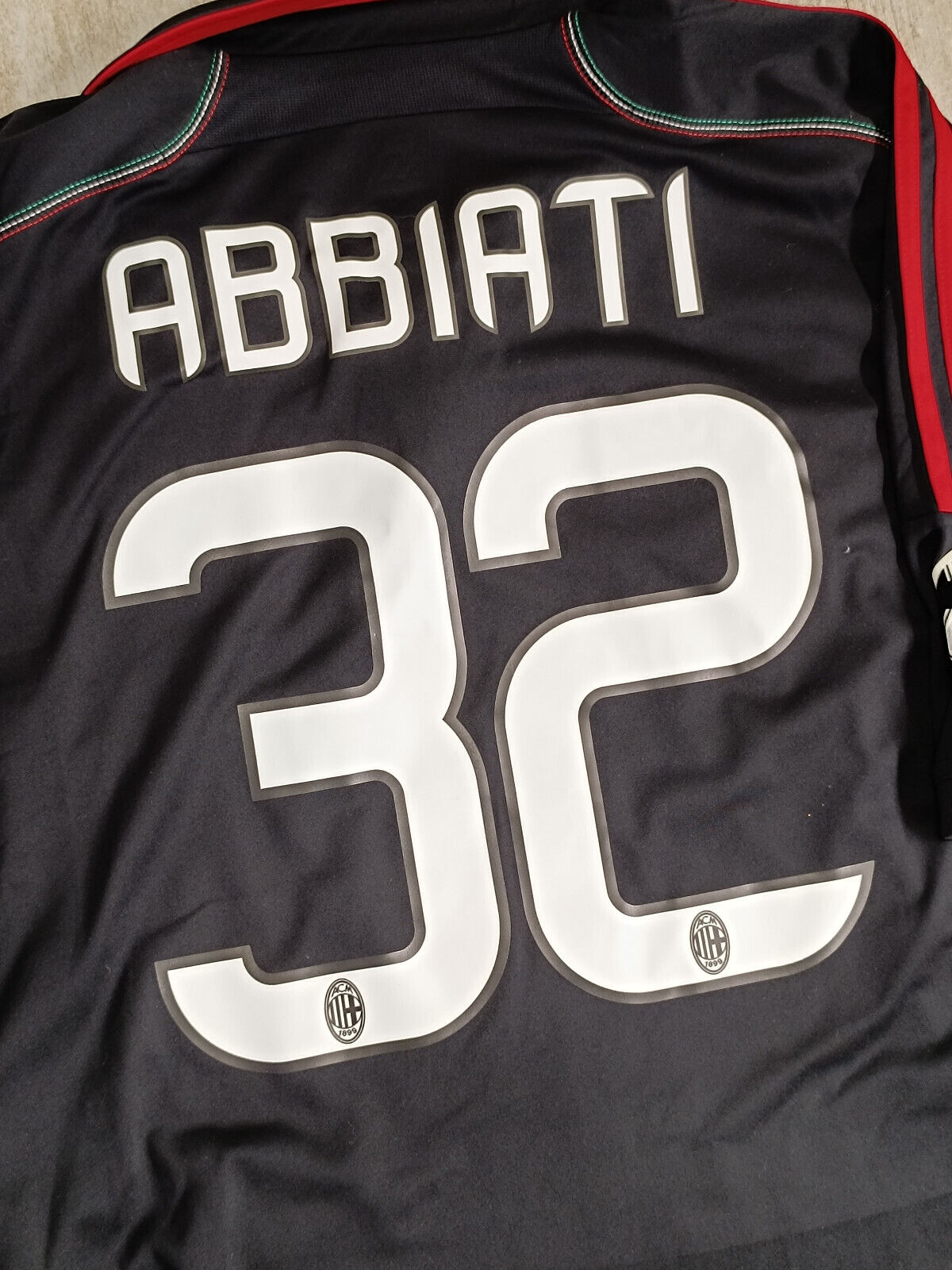 maglia calcio vintage AC Milan ABBIATI 2012-13 goalkeeper Adidas Climacool