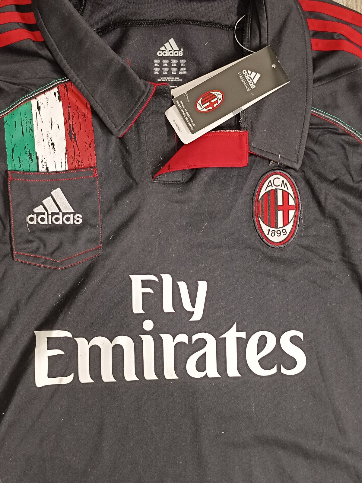 maglia calcio vintage AC Milan ABBIATI 2012-13 goalkeeper Adidas Climacool