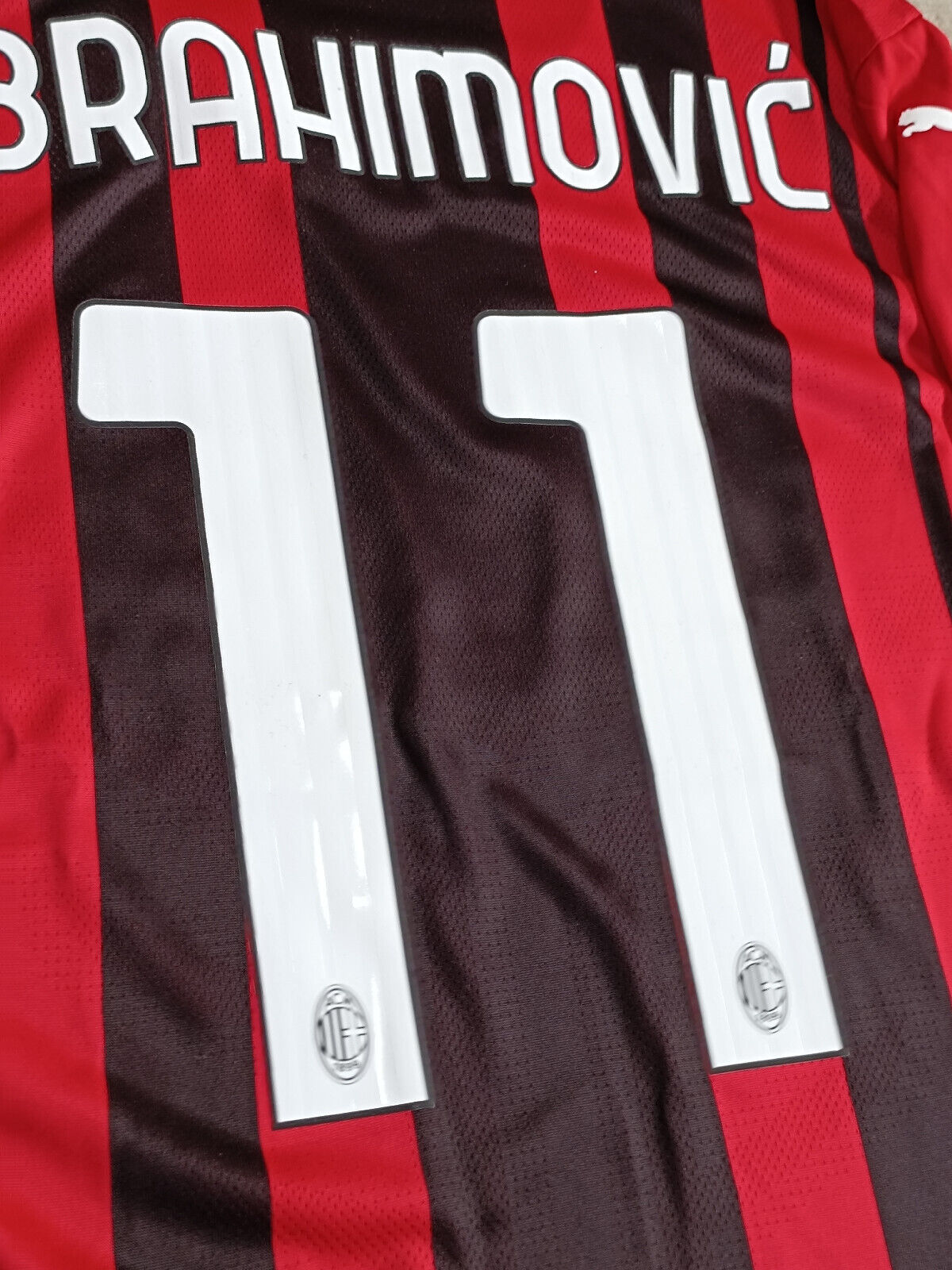 maglia calcio match issue worn AC MILAN Ibrahimovic 2021-22 Puma Authentic GARA