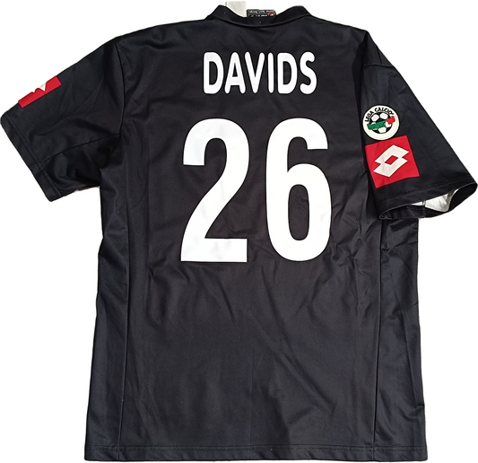 maglia calcio vintage Juventus DAVIDS Lotto 2001-2002 Fastweb Scudetto shirt