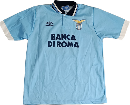 maglia calcio vintage SS Lazio Umbro Gascoigne 1994 1995 Banca FAN VERSION CHEAP