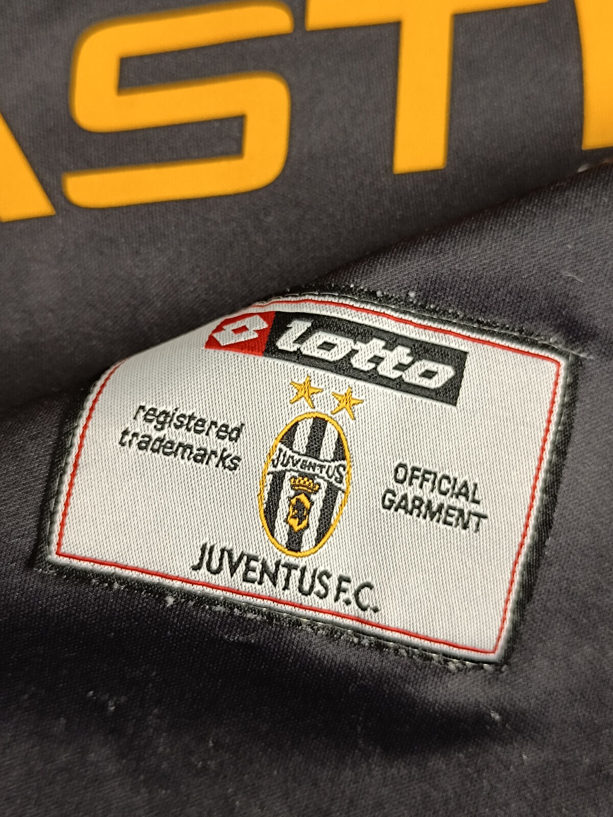 maglia calcio vintage Juventus DAVIDS Lotto 2001-2002 Fastweb Scudetto shirt