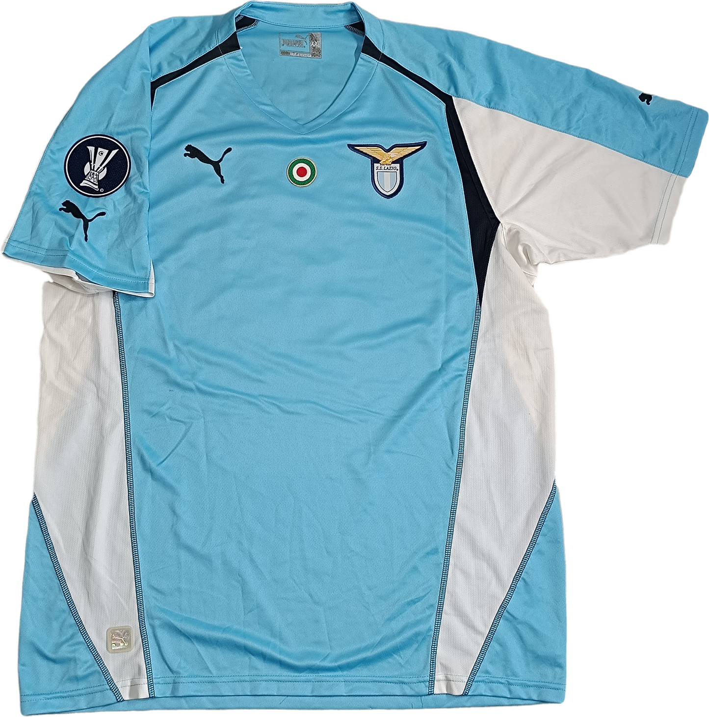 maglia calcio vintage Lazio Di Canio 2004 2005 Coppa Italia Puma UEFA CUP