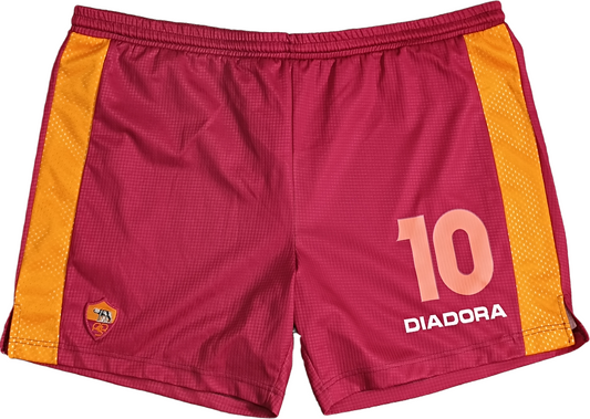 totti roma calcio shorts 1997 1998 Diadora  home version XL