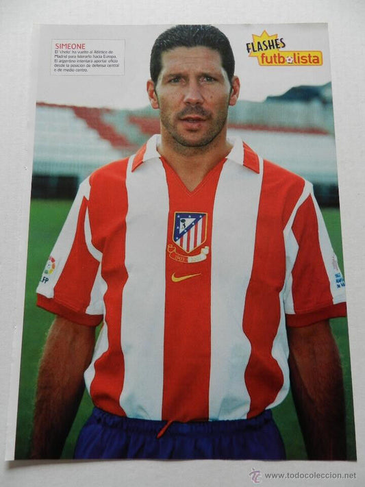 maglia calcio Atletico madrid Nike SIMEONE Jersey vintage 2003-04 centenario