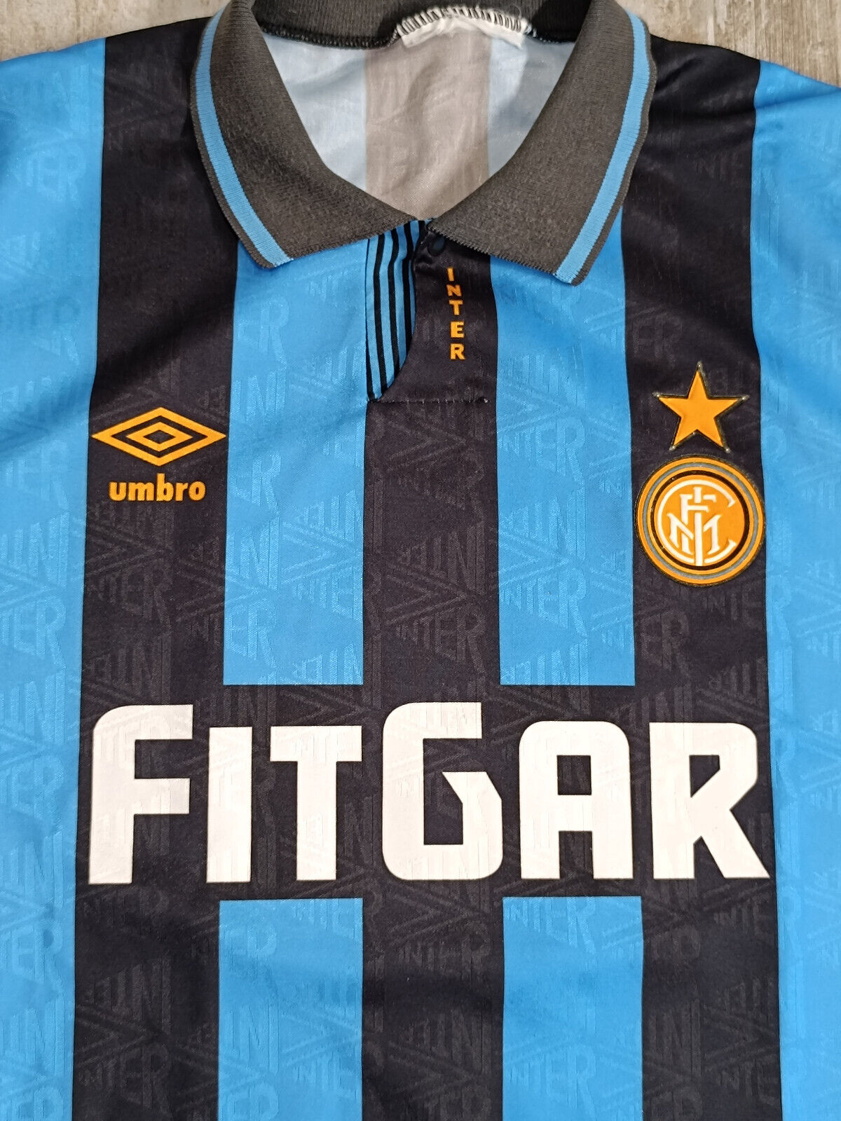 maglia inter vintage Umbro 1991 1992 FITGAR home shirt Klinsmann Schillaci