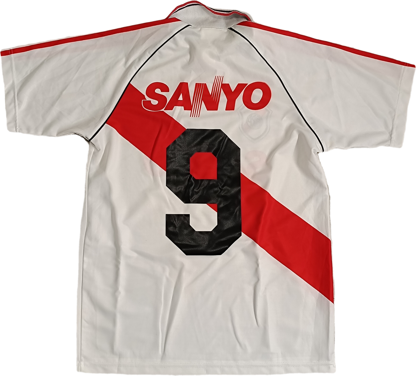 Maglia calcio vintager River Plate Adidas 1995 Francescoli Aimar Sanyo S