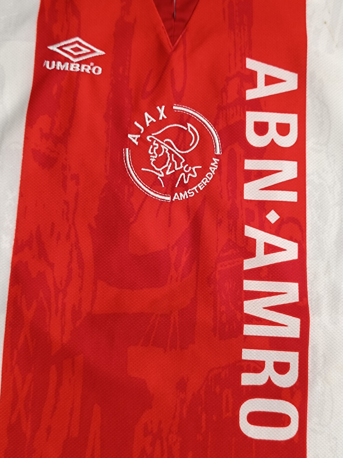 Litmanen Ajax Umbro Home UEFA champions League Final 1996-97 shirt jersey L