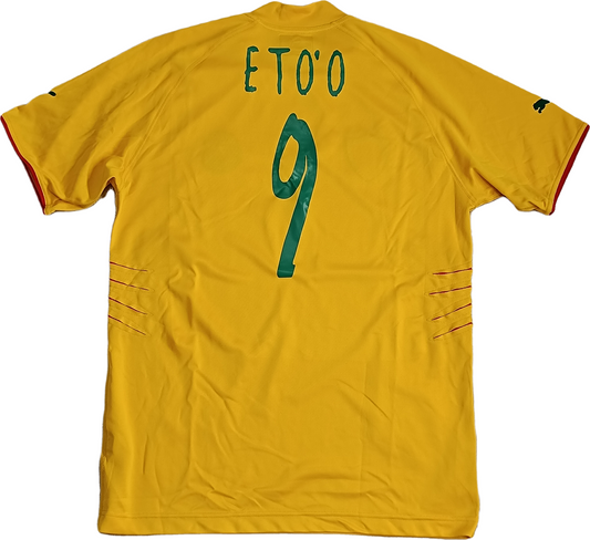 maglia calcio vintage Cameroon Eto'o #9 PUMA World Cup 2004-2006