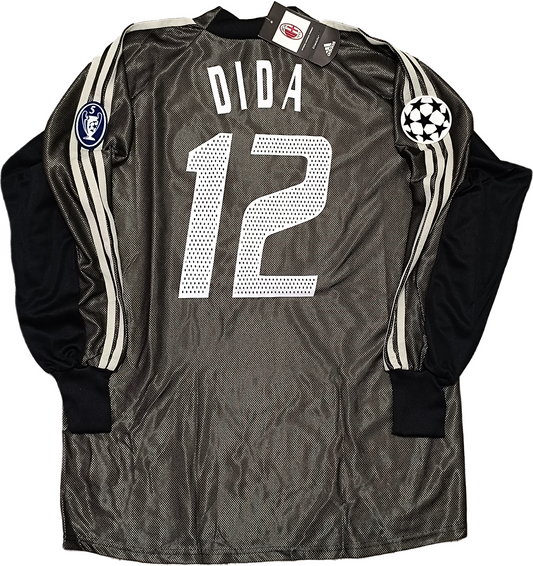 maglia calcio Dida AC Milan 2002 2003 Opel Adidas portiere goalkeeper L