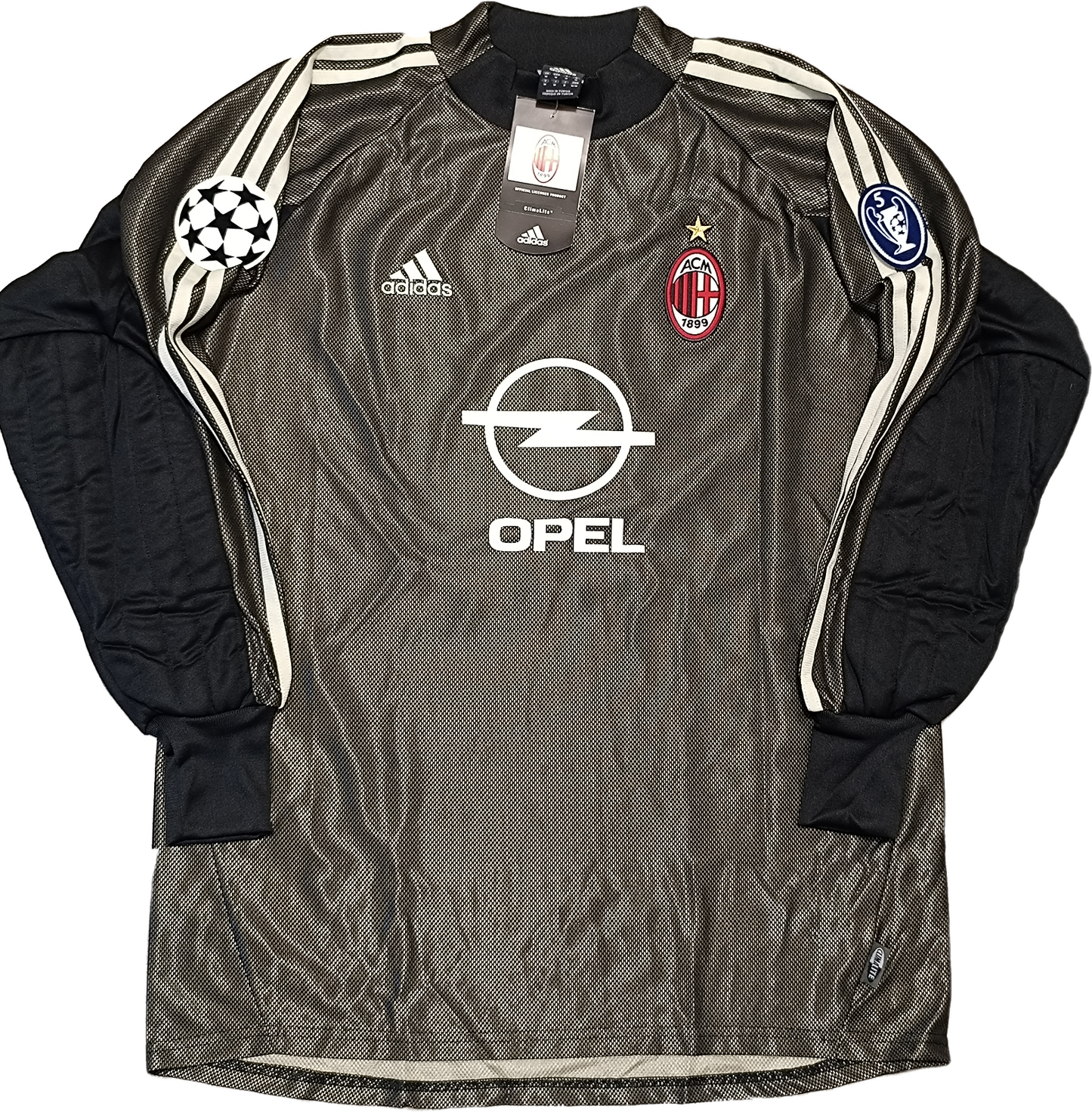 maglia calcio Dida AC Milan 2002 2003 Opel Adidas portiere goalkeeper L