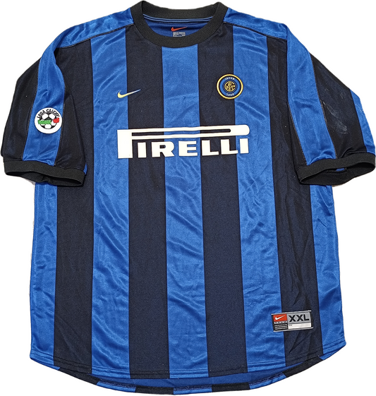 maglia calcio Inter vintage RECOBA Pirelli 1999 2000 ORIGINALE jersey shirt XXL