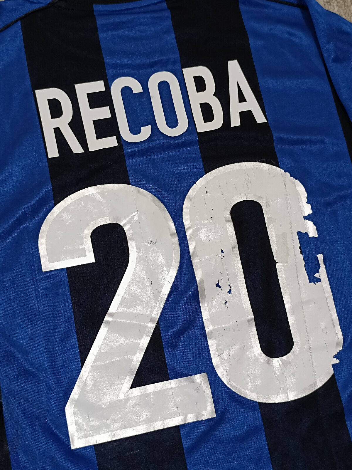 maglia calcio Inter vintage RECOBA Pirelli 1999 2000 ORIGINALE jersey shirt XXL