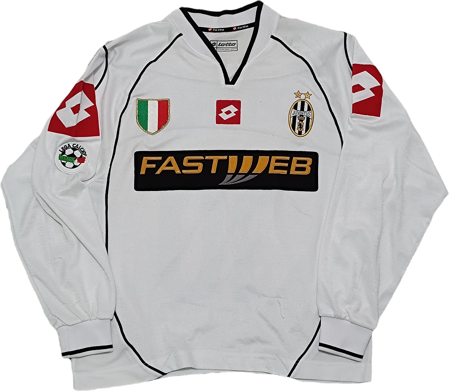 maglia calcio vintage juventus 2002 2003 DEL PIERO Fastweb S player shirt