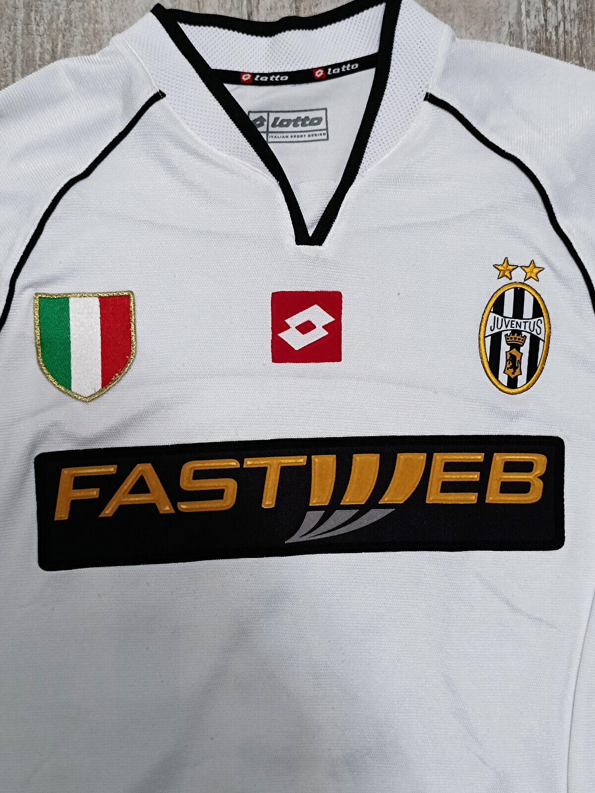 maglia calcio vintage juventus 2002 2003 DEL PIERO Fastweb S player shirt