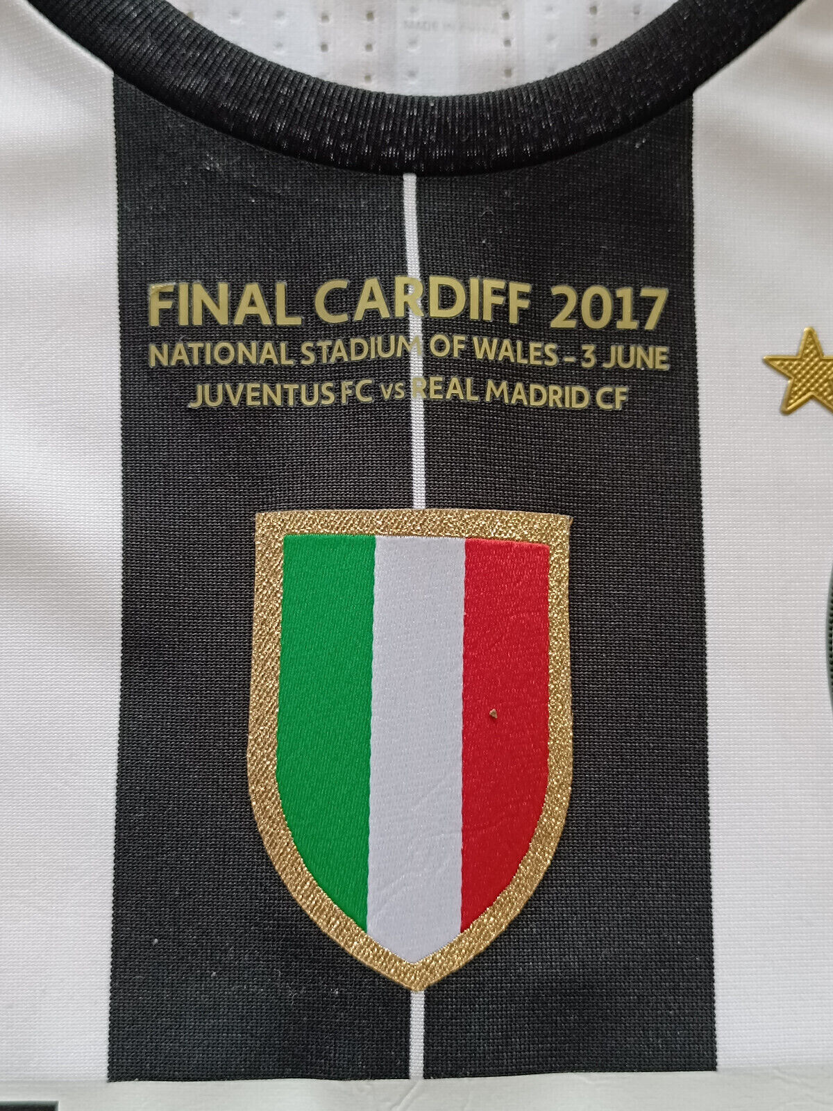 maglia calcio match player MANDZUKIC FINAL CARDIFF juventus Adizero 2016-17 UCL