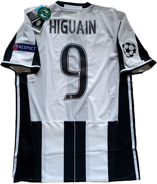 maglia calcio match player HIGUAIN FINAL CARDIFF juventus Adizero 2016-17 UCL